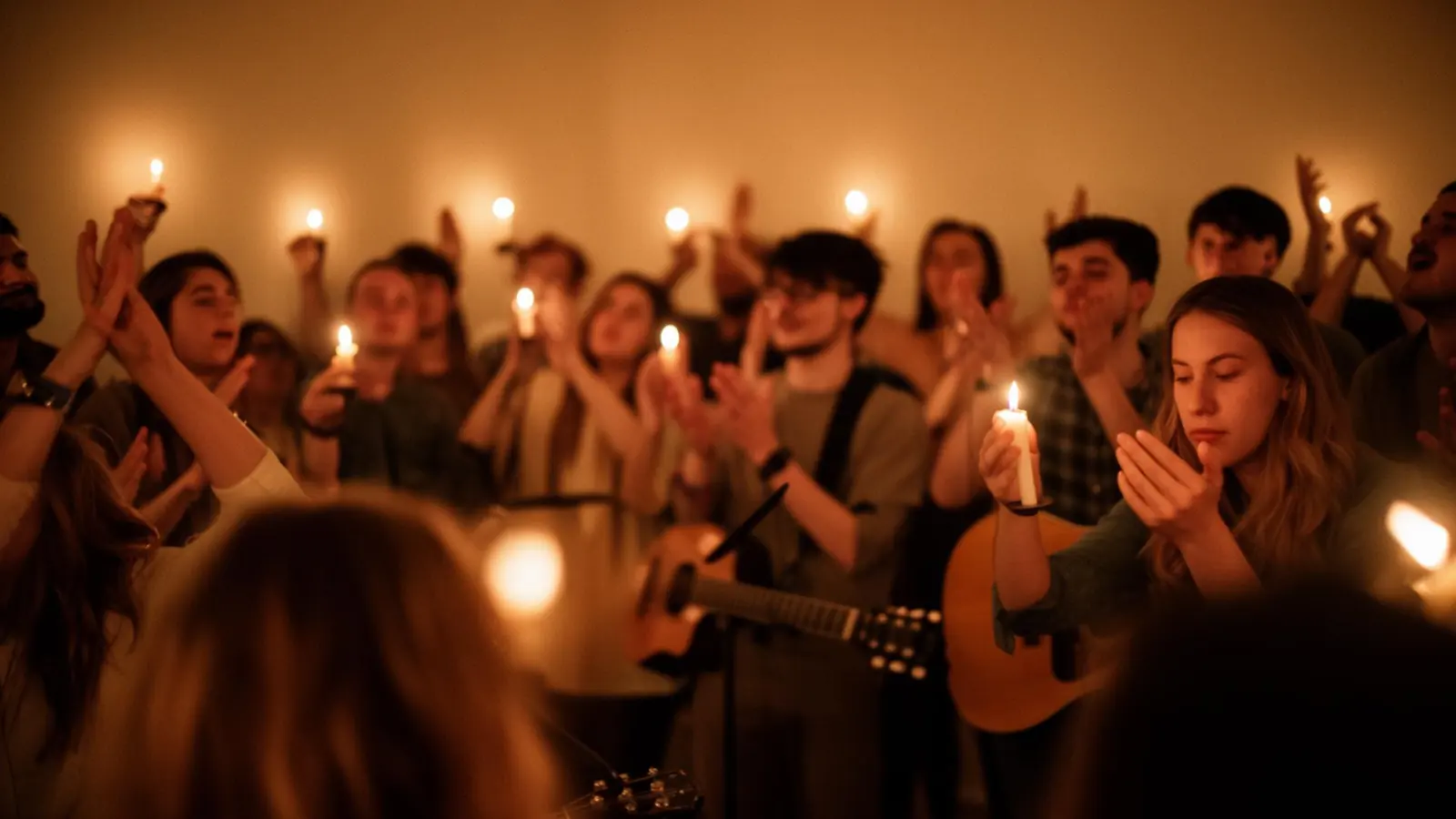 Candlelit worship night